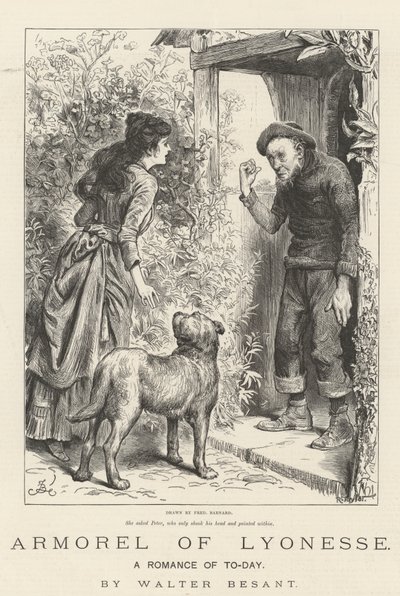 Armorel de Lyonesse, un romance de hoy, por Walter Besant de Frederick Barnard